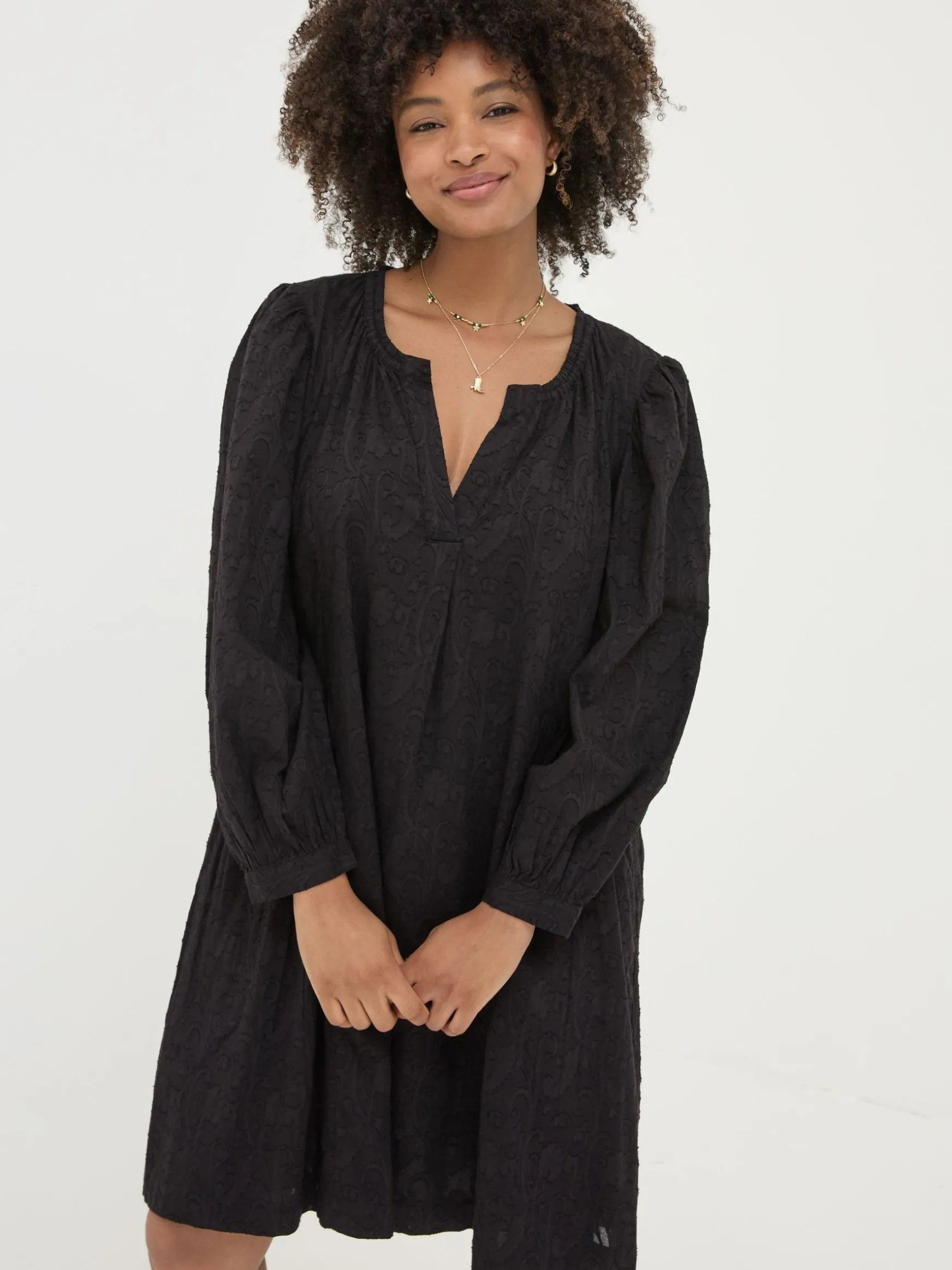 FatFace Anona Swing Dress Black Best Sale