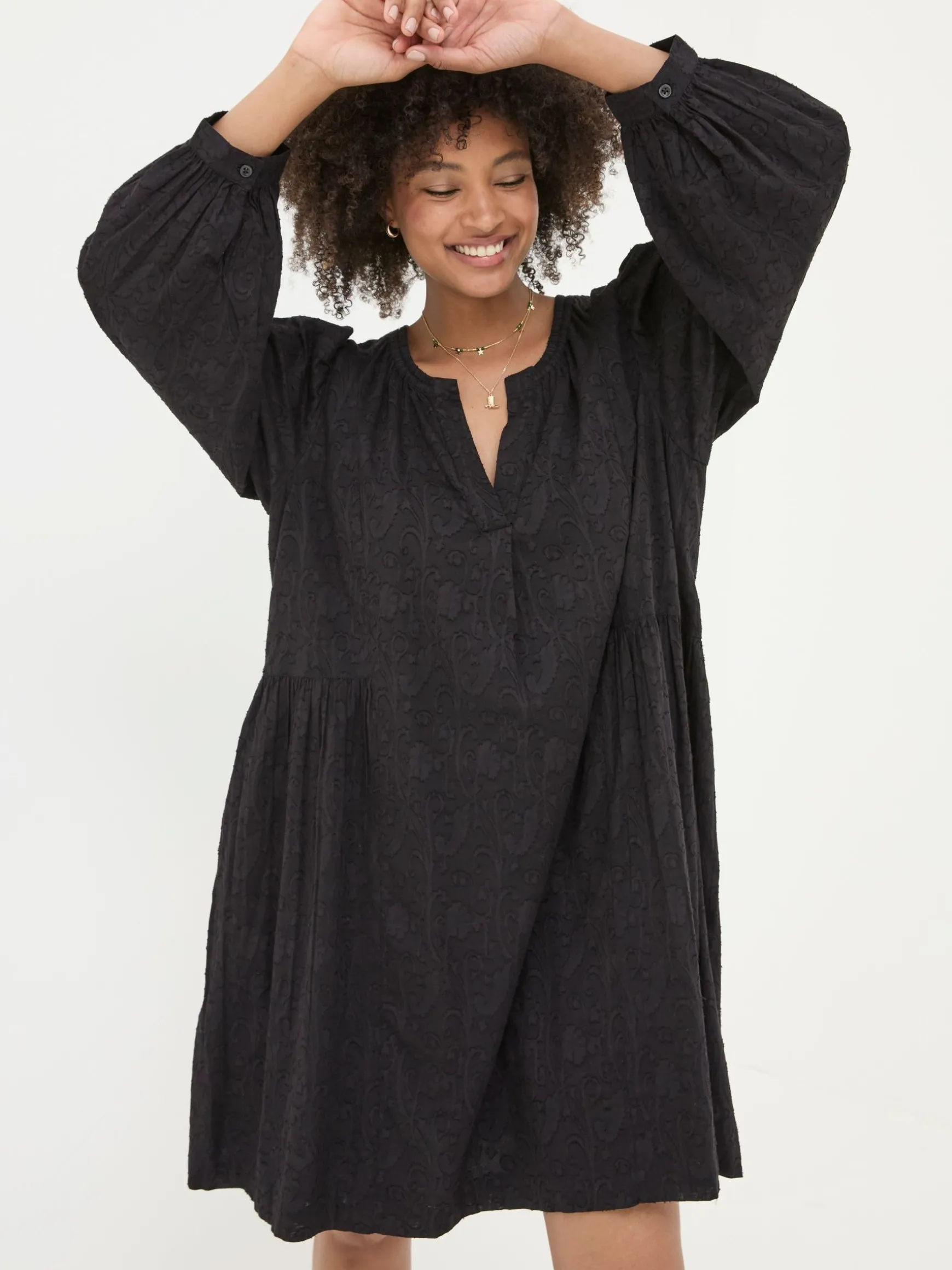 FatFace Anona Swing Dress Black Best Sale