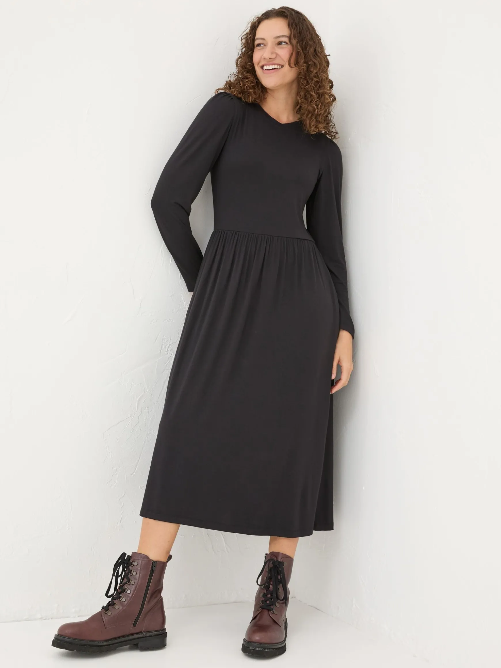 FatFace Fia Dress Black Cheap