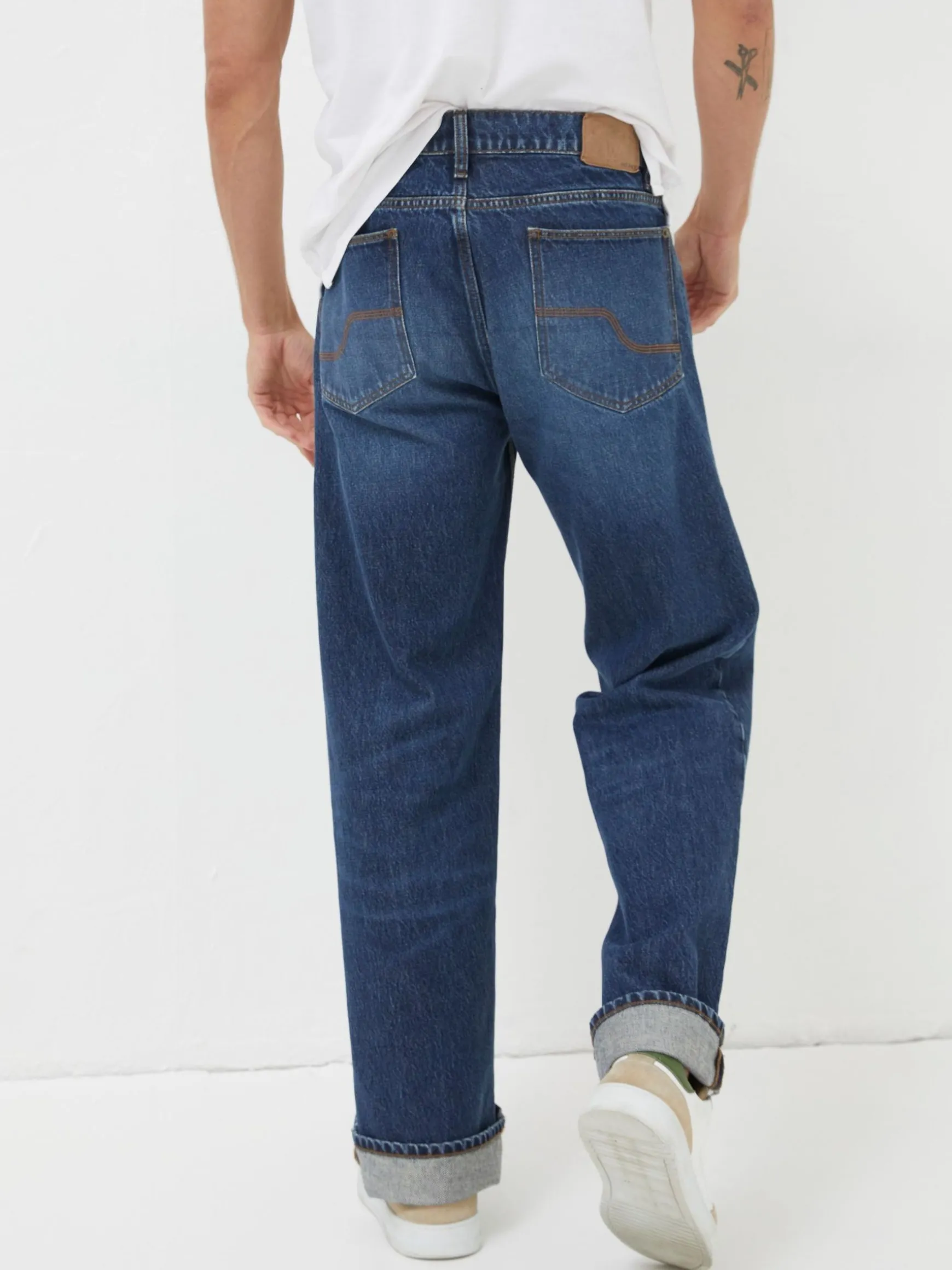 FatFace Loose Fit Jeans Blue Shop