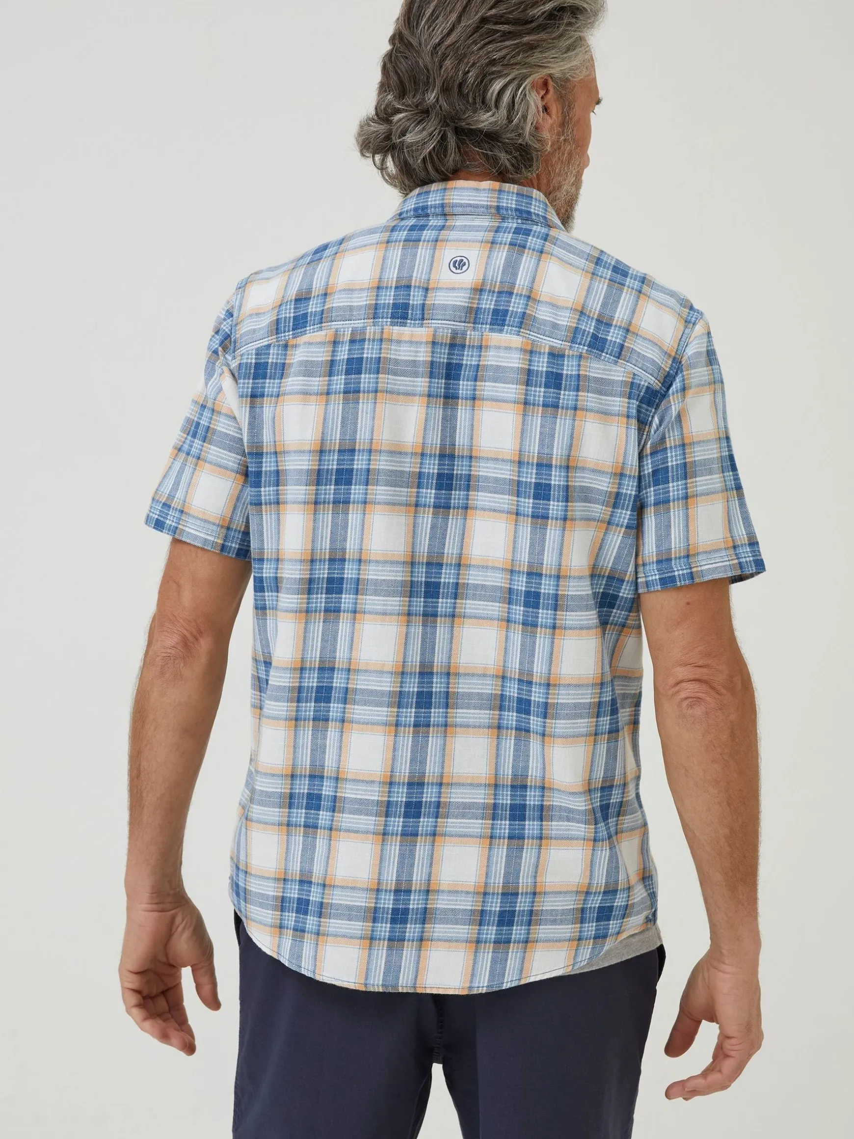 FatFace Westly Check Shirt Blue New