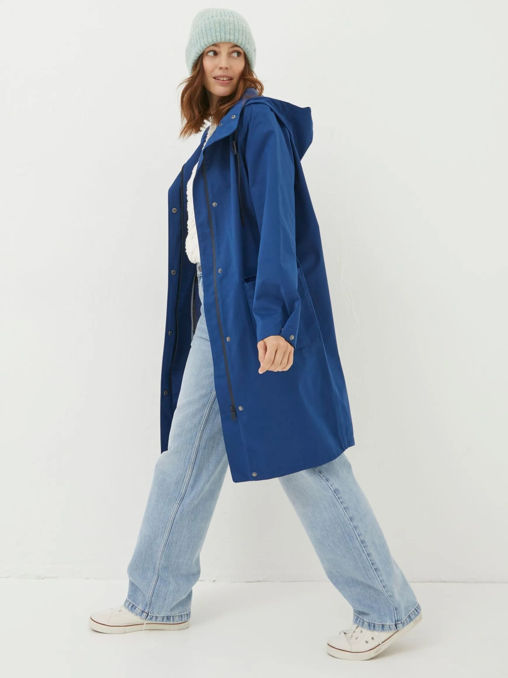 FatFace Wren Waterproof Coat Blue Best