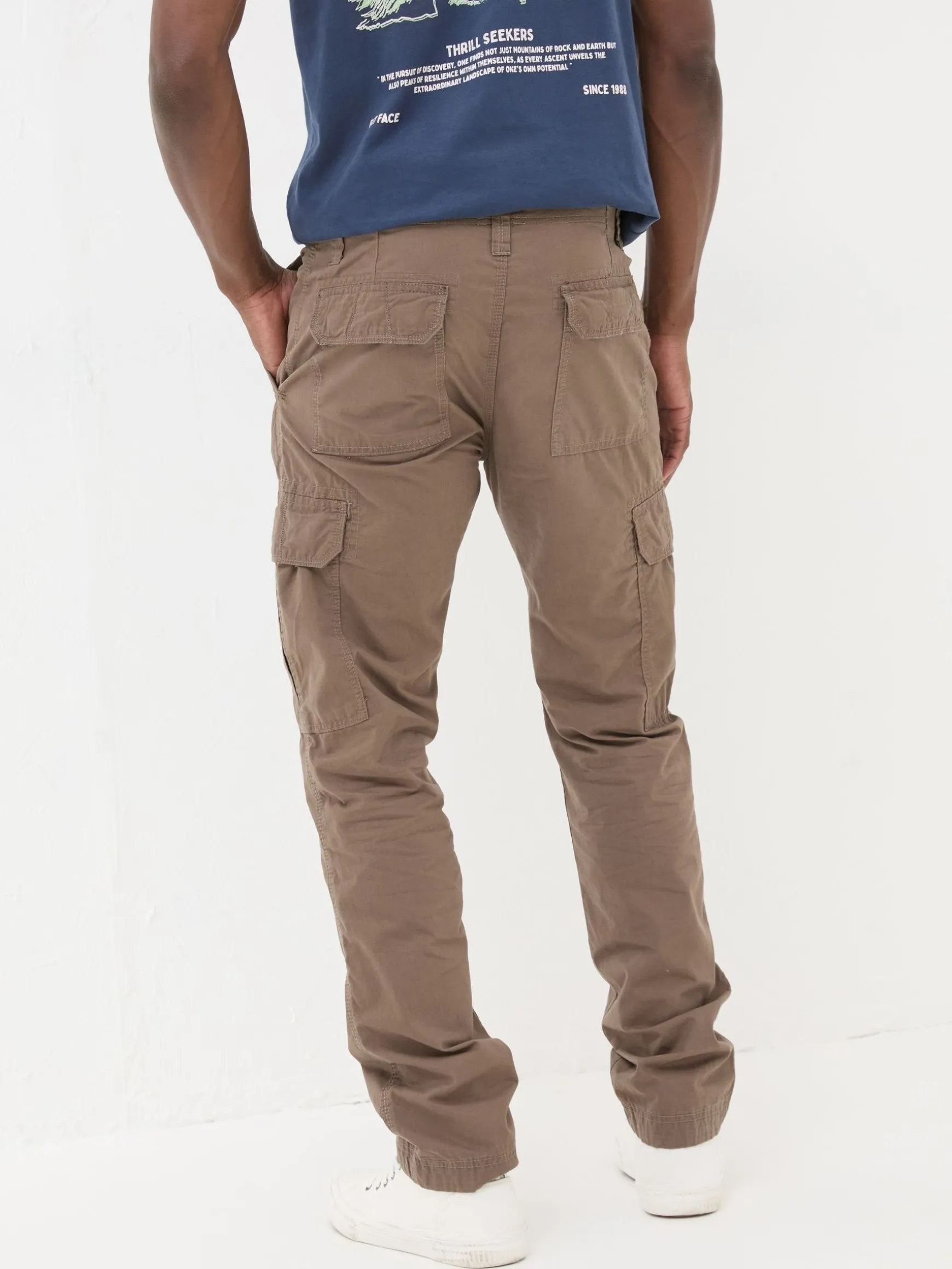 FatFace Bude Cargo Trousers Brown Store