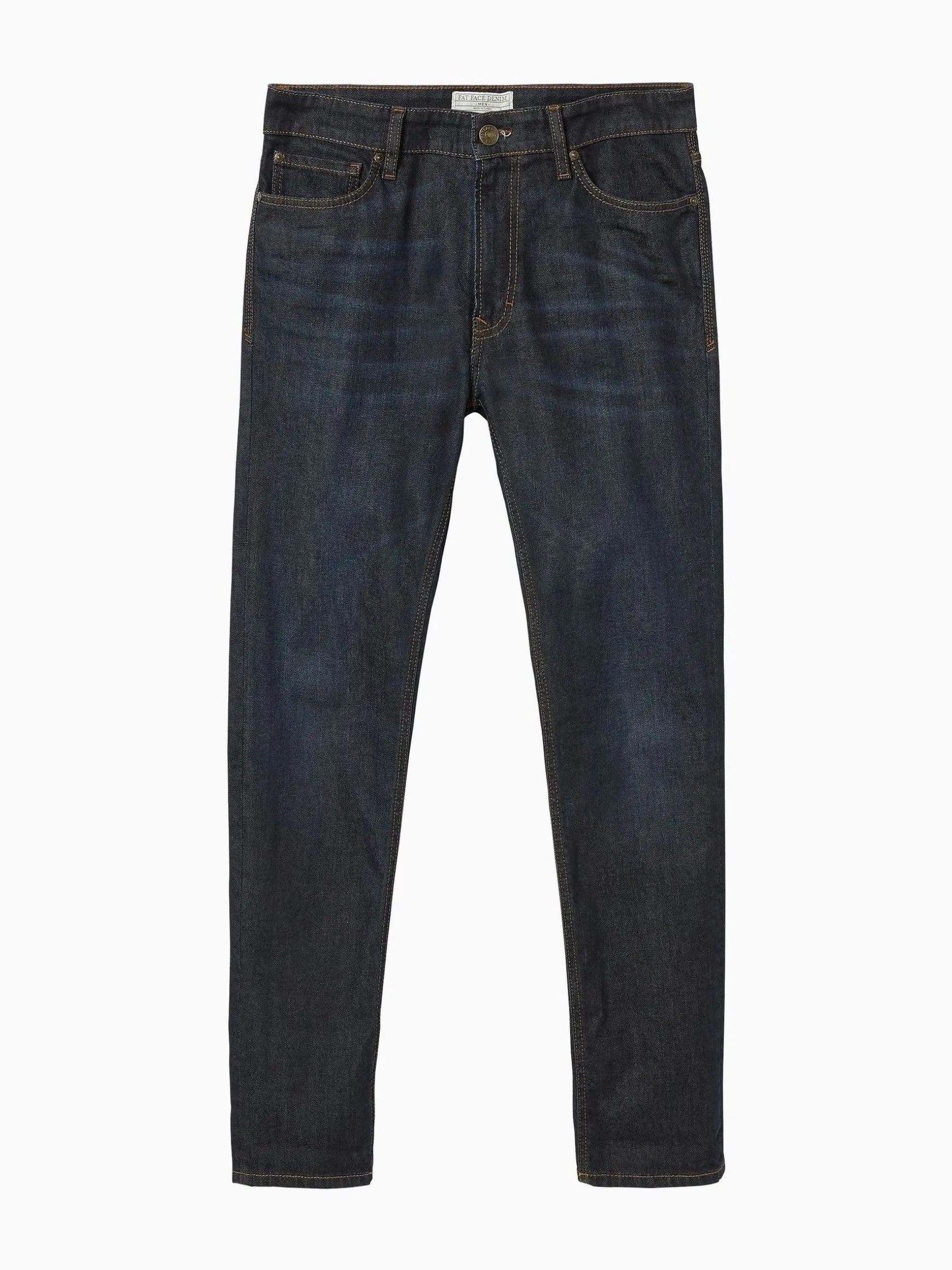 FatFace Denim Slim Jeans Dark Blue Vintage Wash Hot