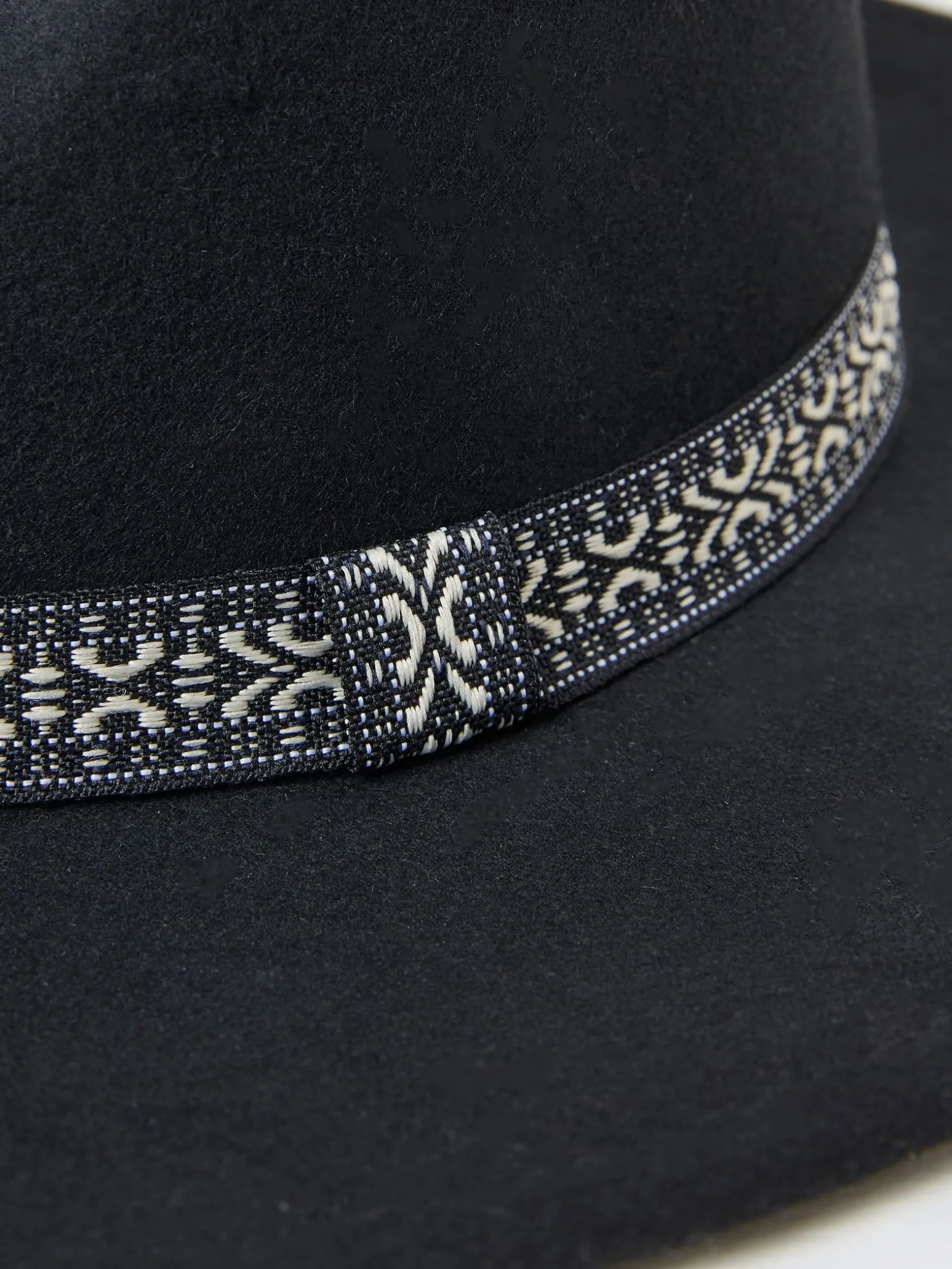 FatFace Fedora Hat Black Fashion