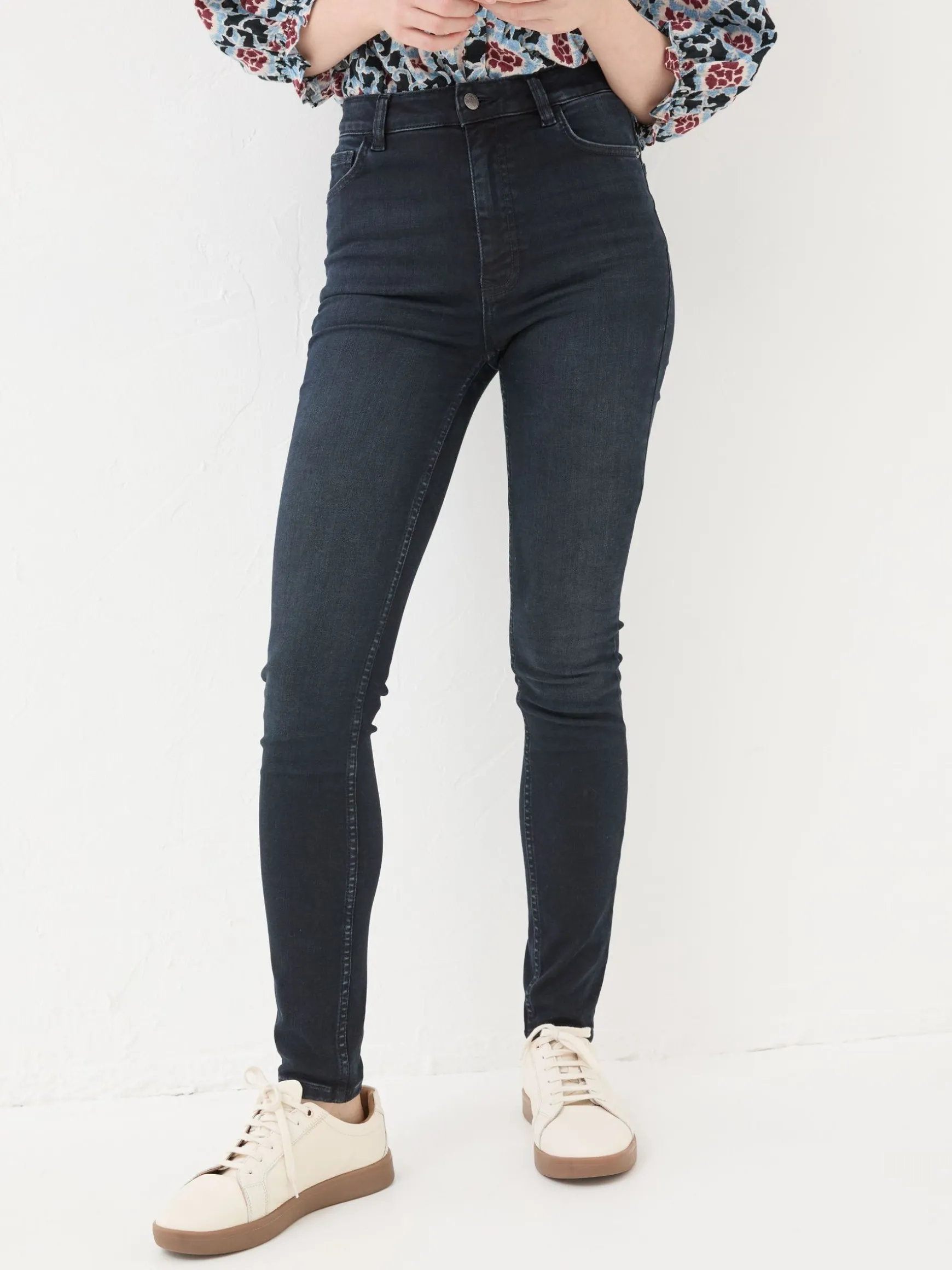 FatFace Harlow Highwaist Skinny Jeans Denim Dark Blue Fashion