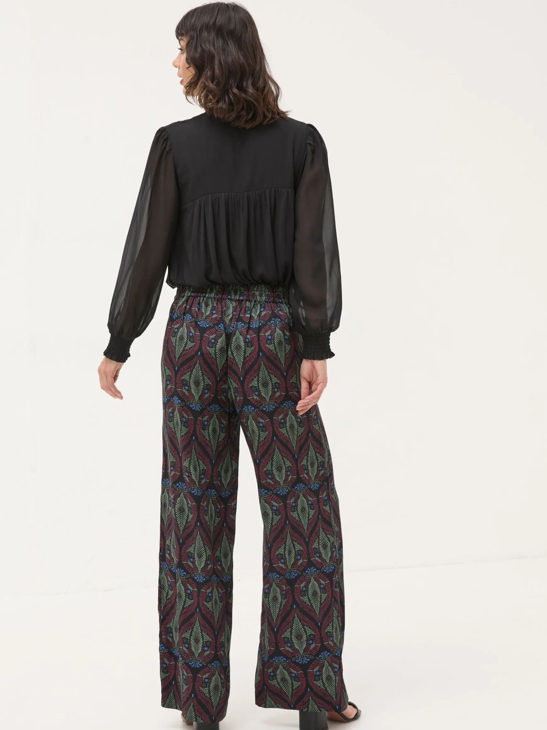 FatFace Dec Leaf Trousers Multi Store