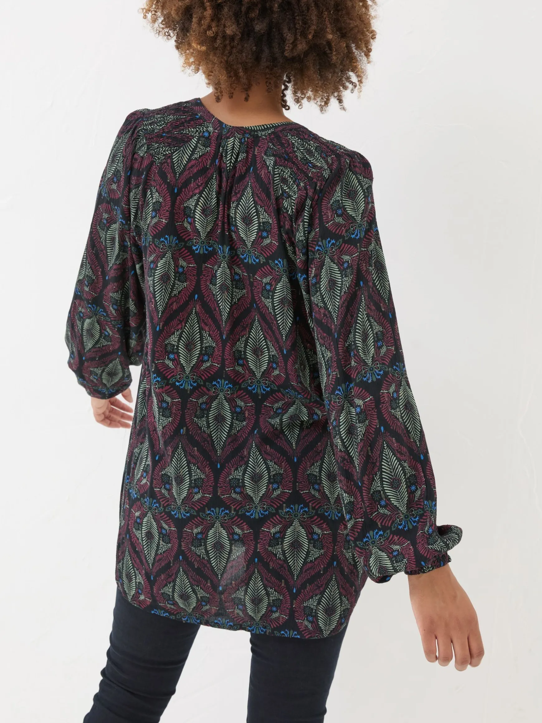 FatFace Lizzie Tunic Top Multi Flash Sale